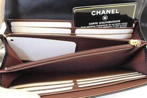 black chanel wallet|authentic chanel lambskin wallet.